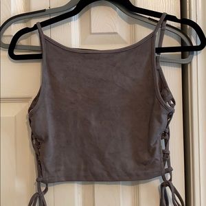 Velvet Crop top